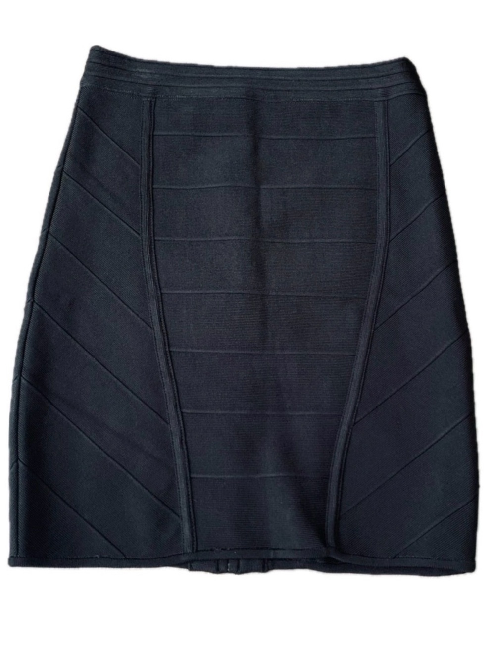 S.Y.L.K Bandage Fitted Black Skirt